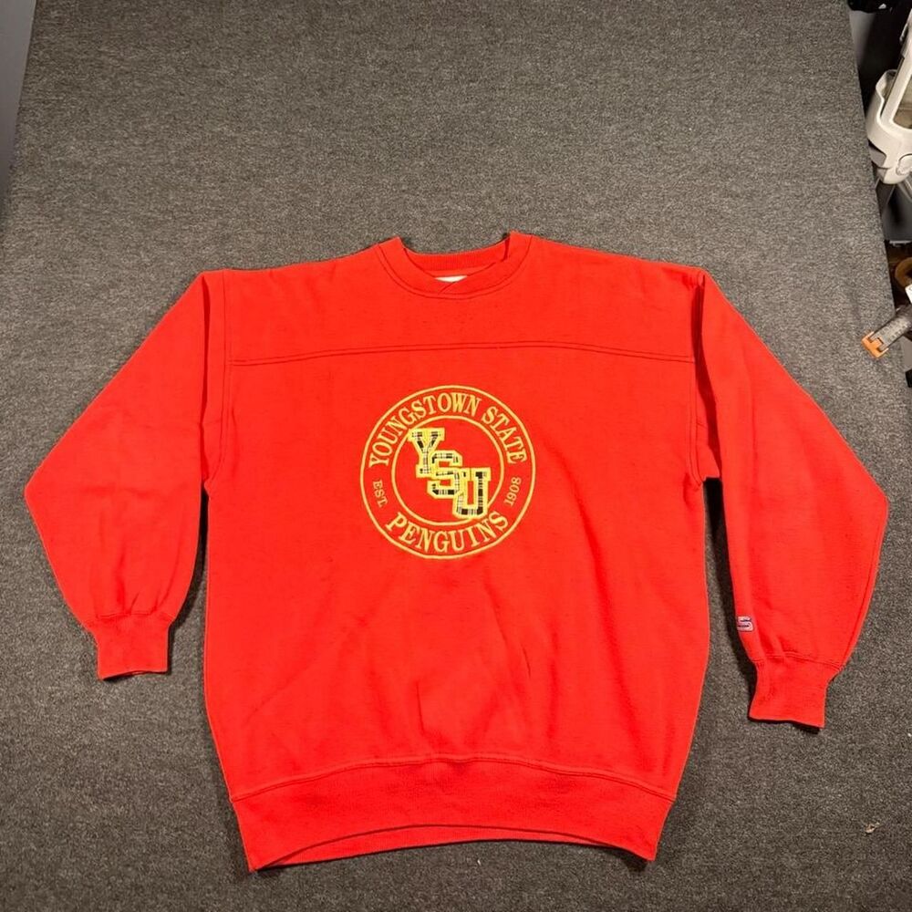 Vintage 2000s Crable Sportswear Youngstown State Penguins Sweatshirt L